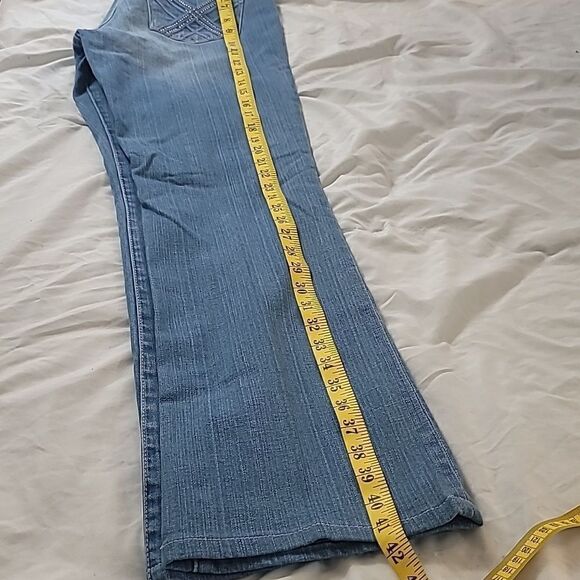 Seven7 Rhinestone Flare Jeans  - Picture 11 of 16